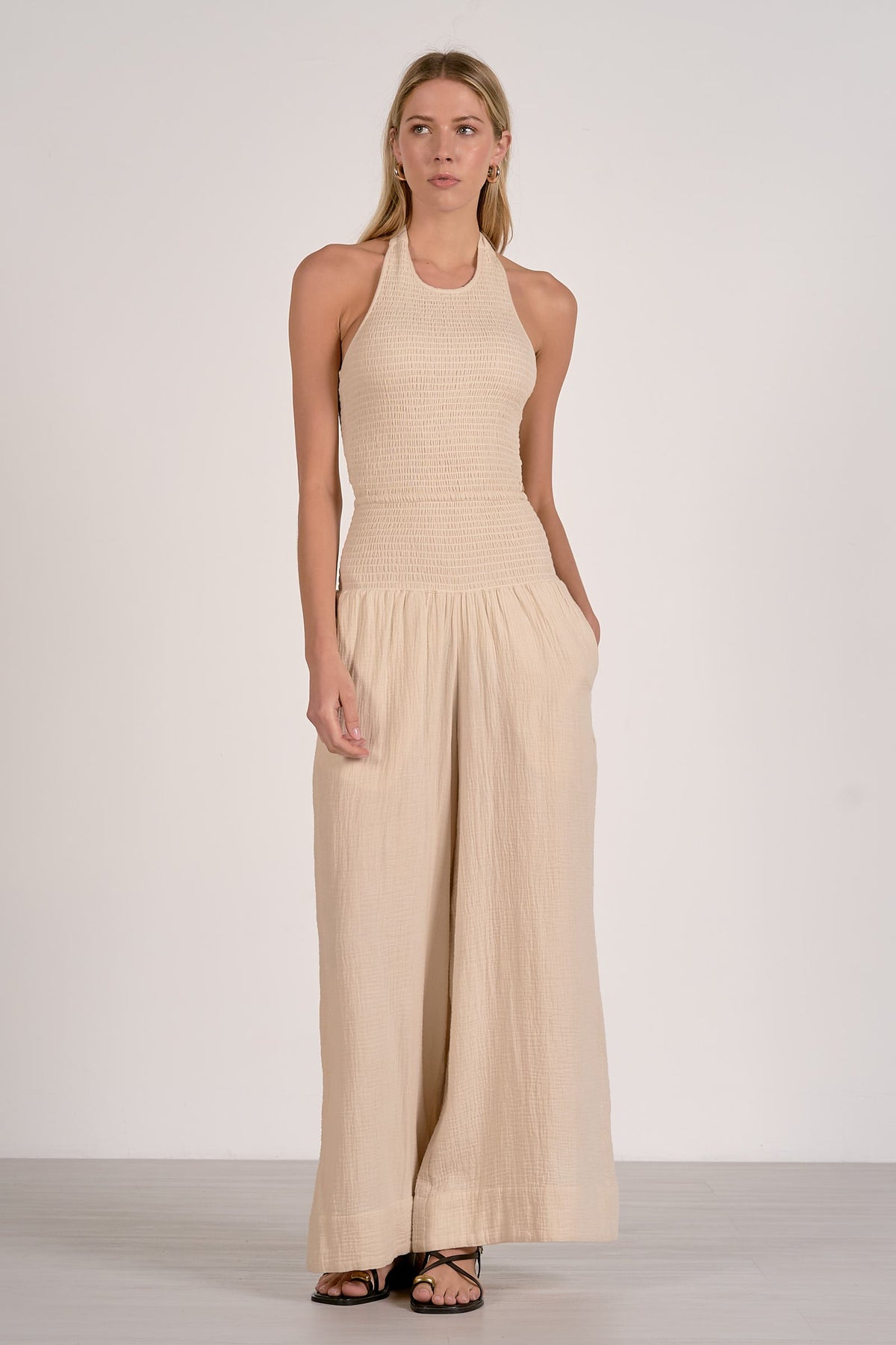 Kelly Jumpsuit Natural - Shop Elan