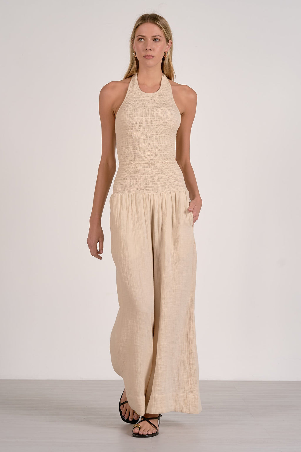 Kelly Jumpsuit Natural - Shop Elan