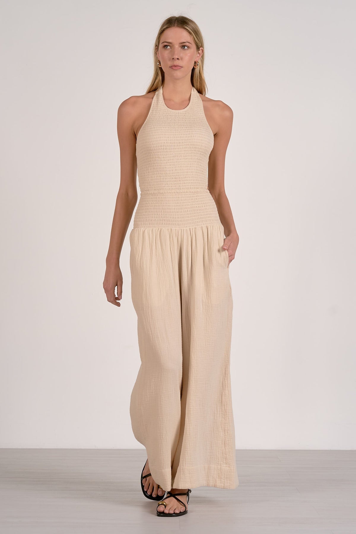 Kelly Jumpsuit Natural - Shop Elan
