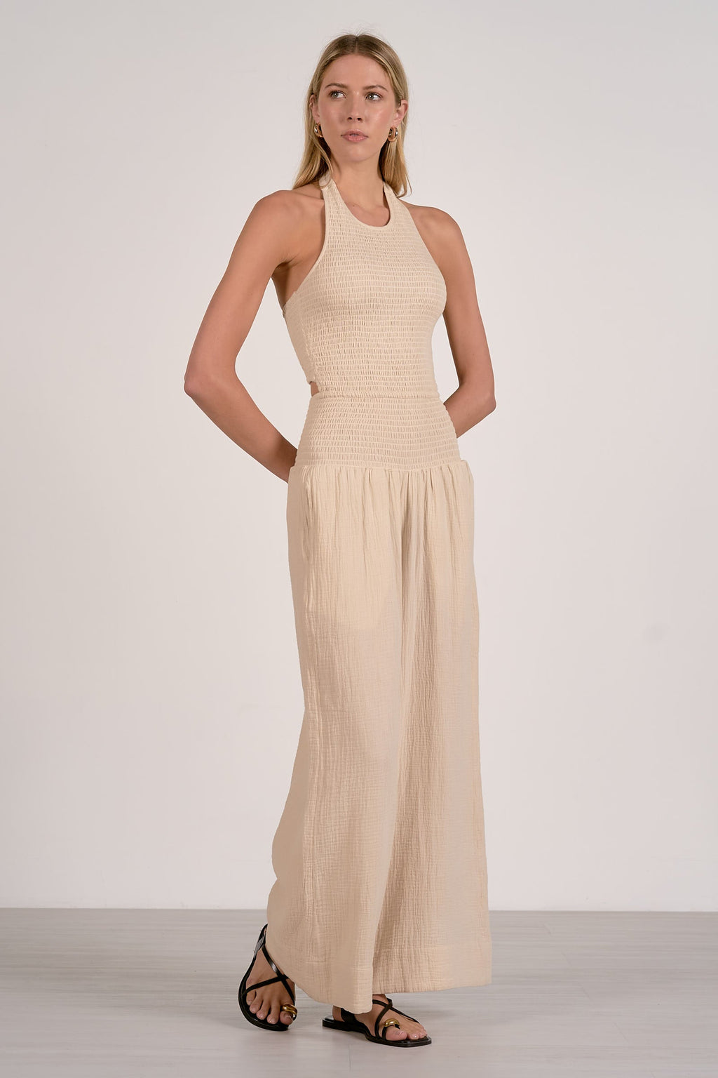 Kelly Jumpsuit Natural - Shop Elan