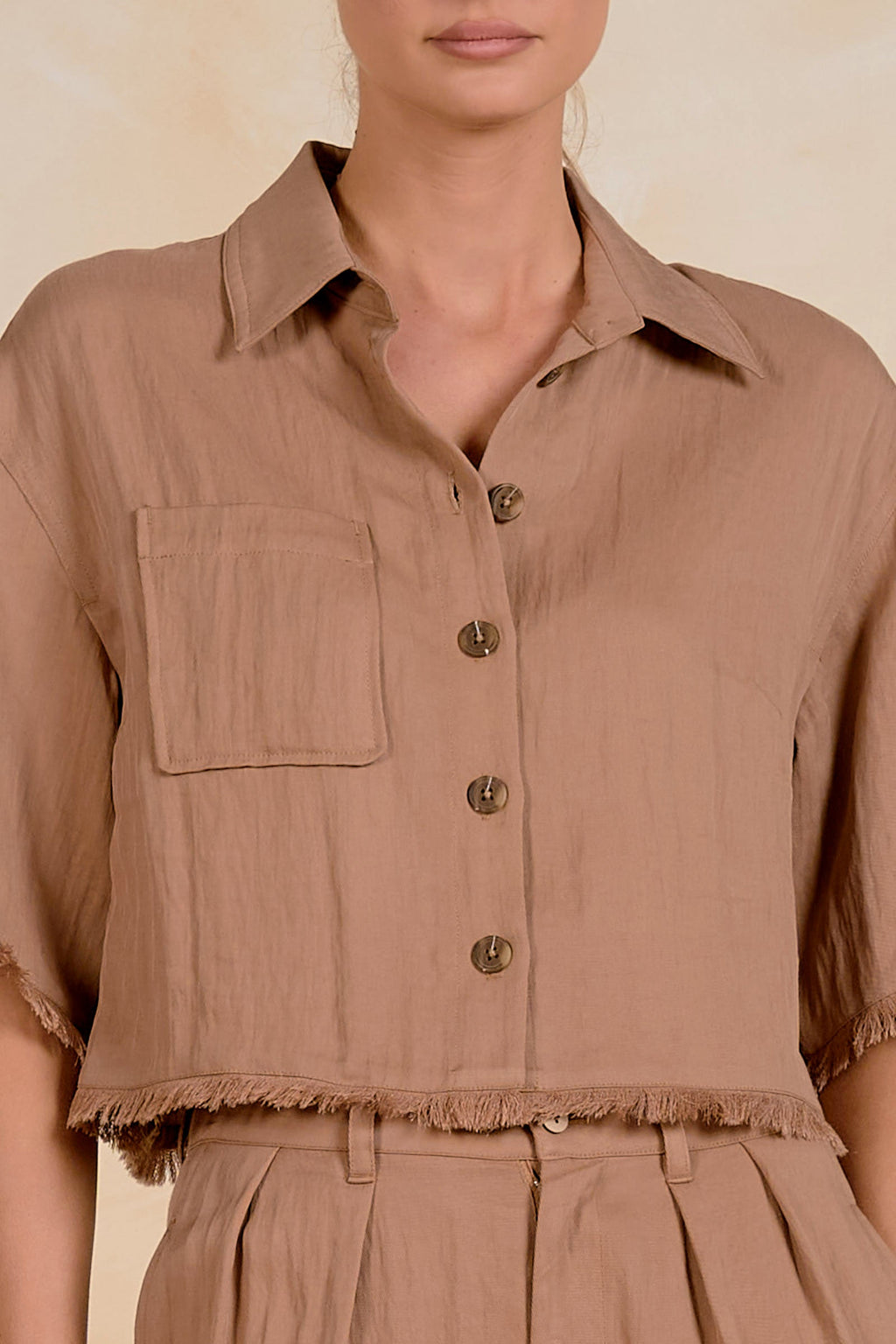 Lara Top Brown - Shop Elan