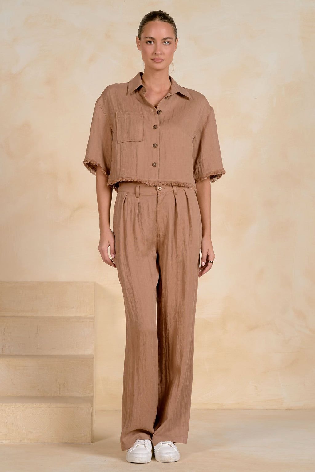 Lara Top Brown - Shop Elan