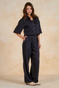 Lara Top Navy - Shop Elan