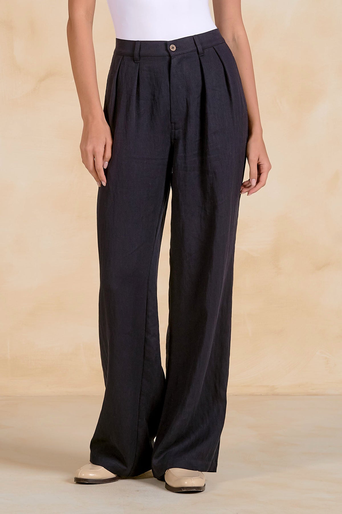 Lainey Pant Navy - Shop Elan