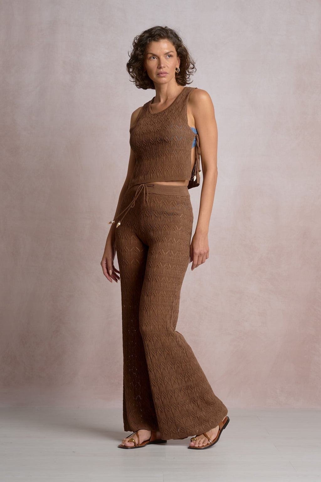 Pia Pant Brown - Shop Elan