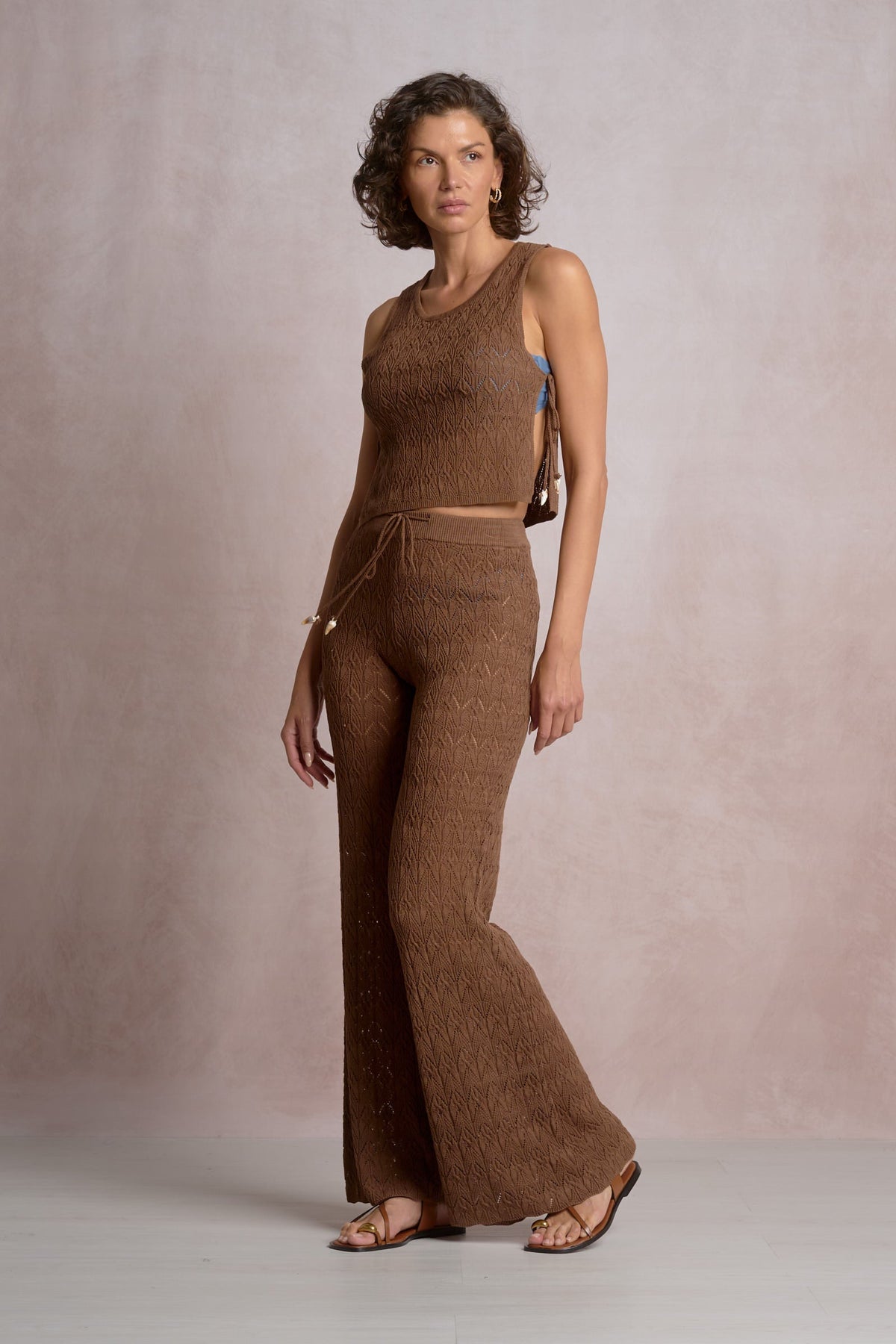 Pia Pant Brown - Shop Elan