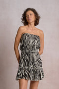 Zebra Mini Dress - Shop Elan