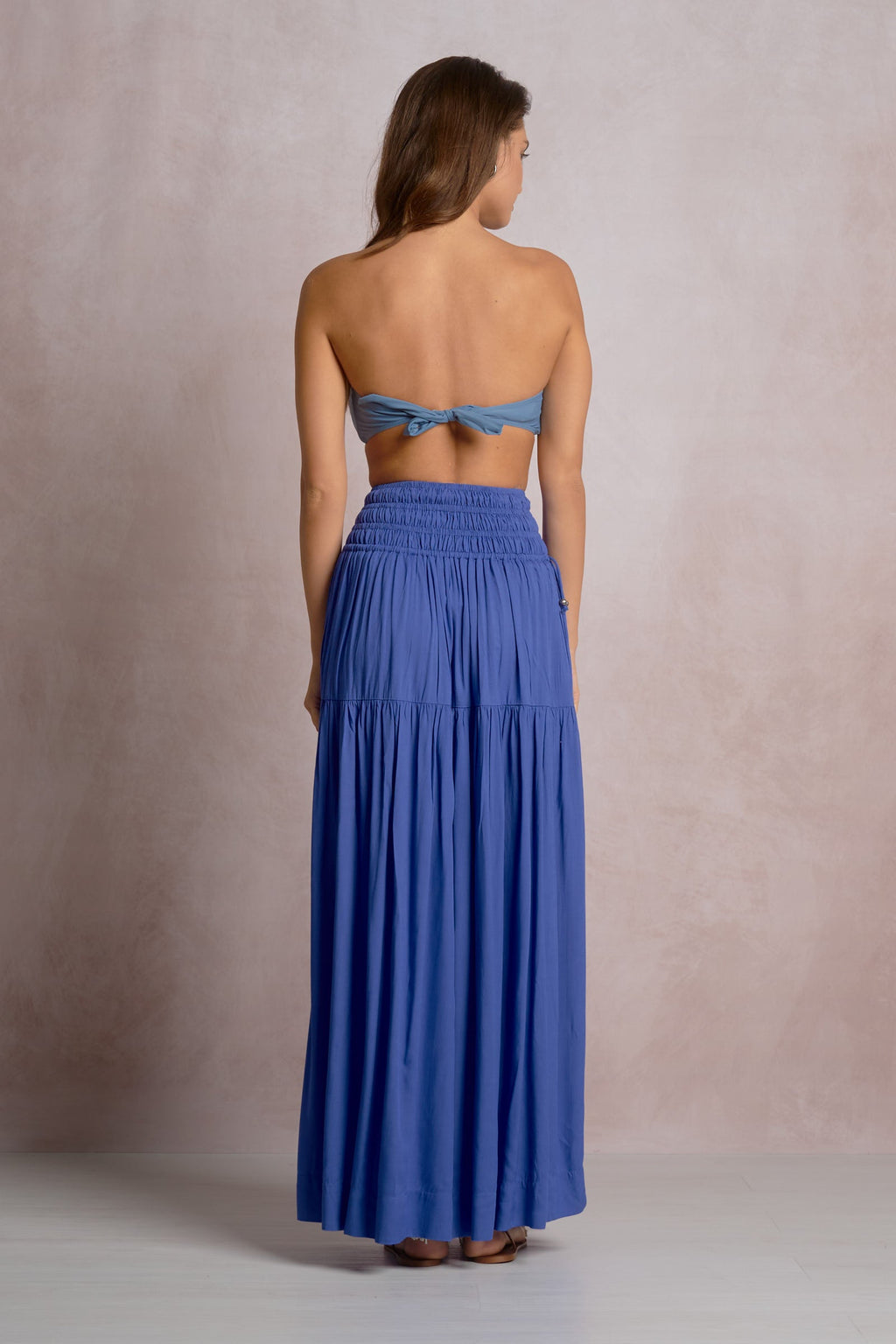 Rory Skirt Sapphire Blue - Shop Elan