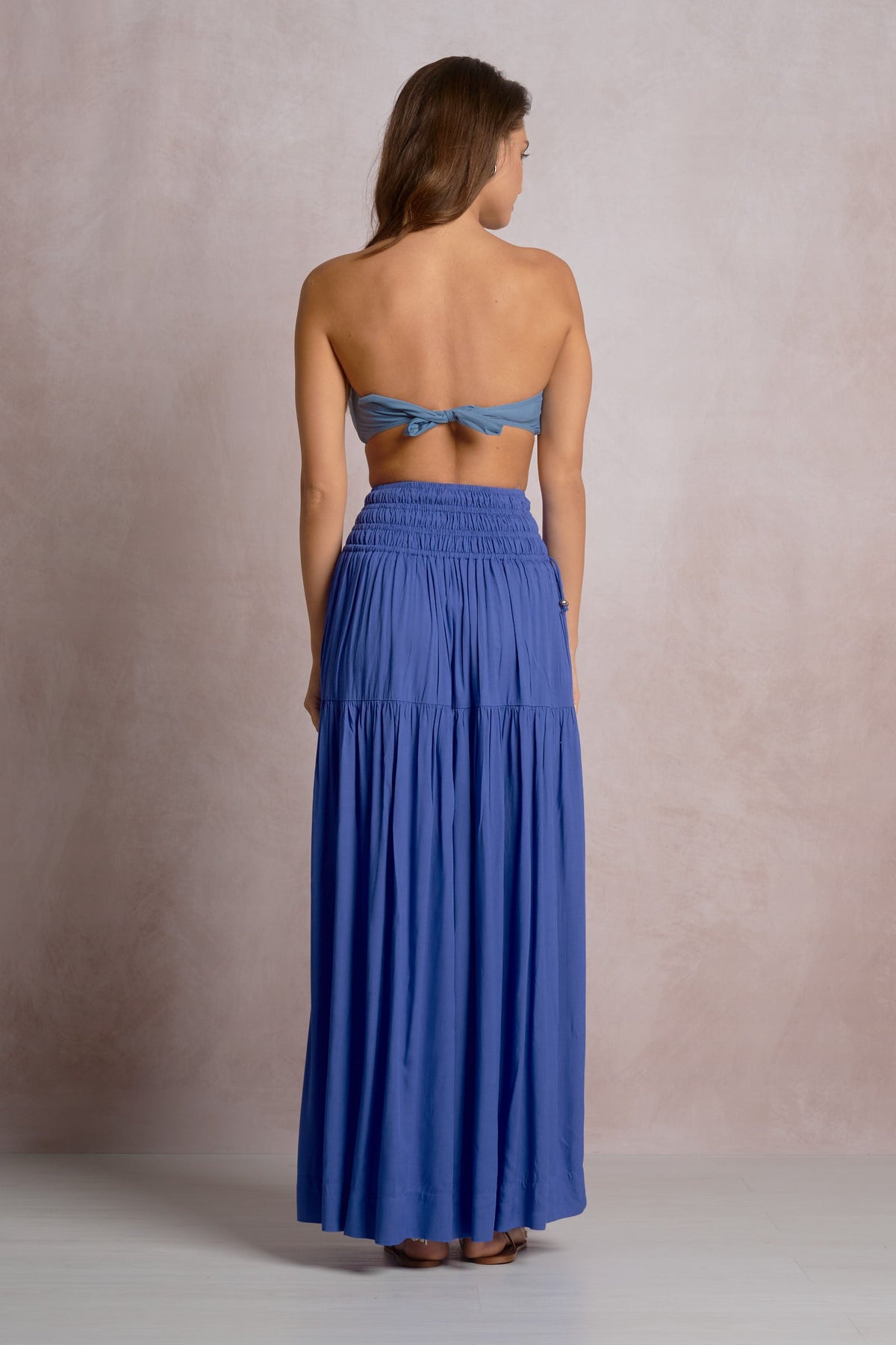 Rory Skirt Sapphire Blue - Shop Elan