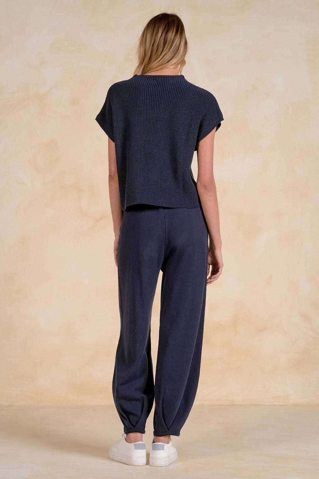 Willow Sweater Navy - Shop Elan