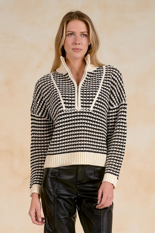 Blair Half Zip Black - Shop Elan