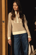 Blair Half Zip Natural - Shop Elan