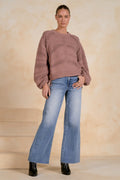 Belle Sweater Cinnamon - Shop Elan