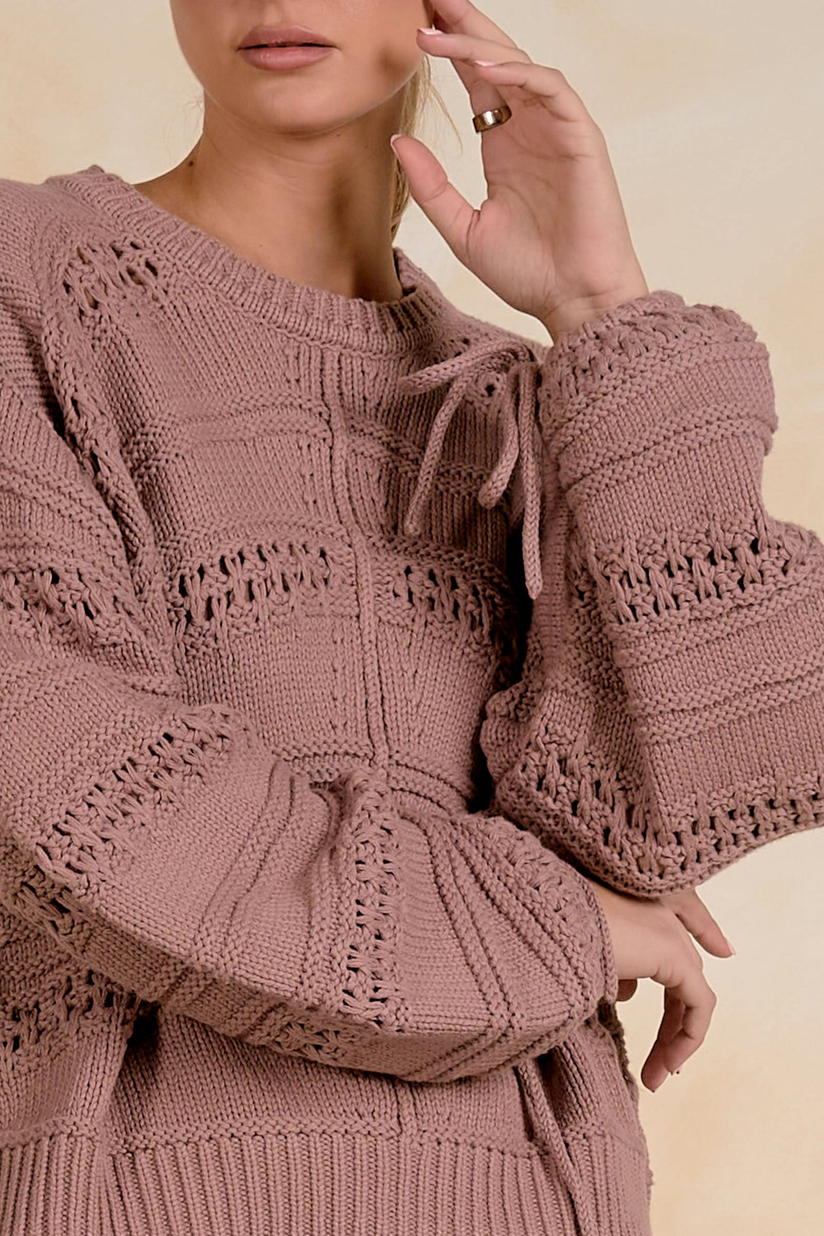Belle Sweater Cinnamon - Shop Elan