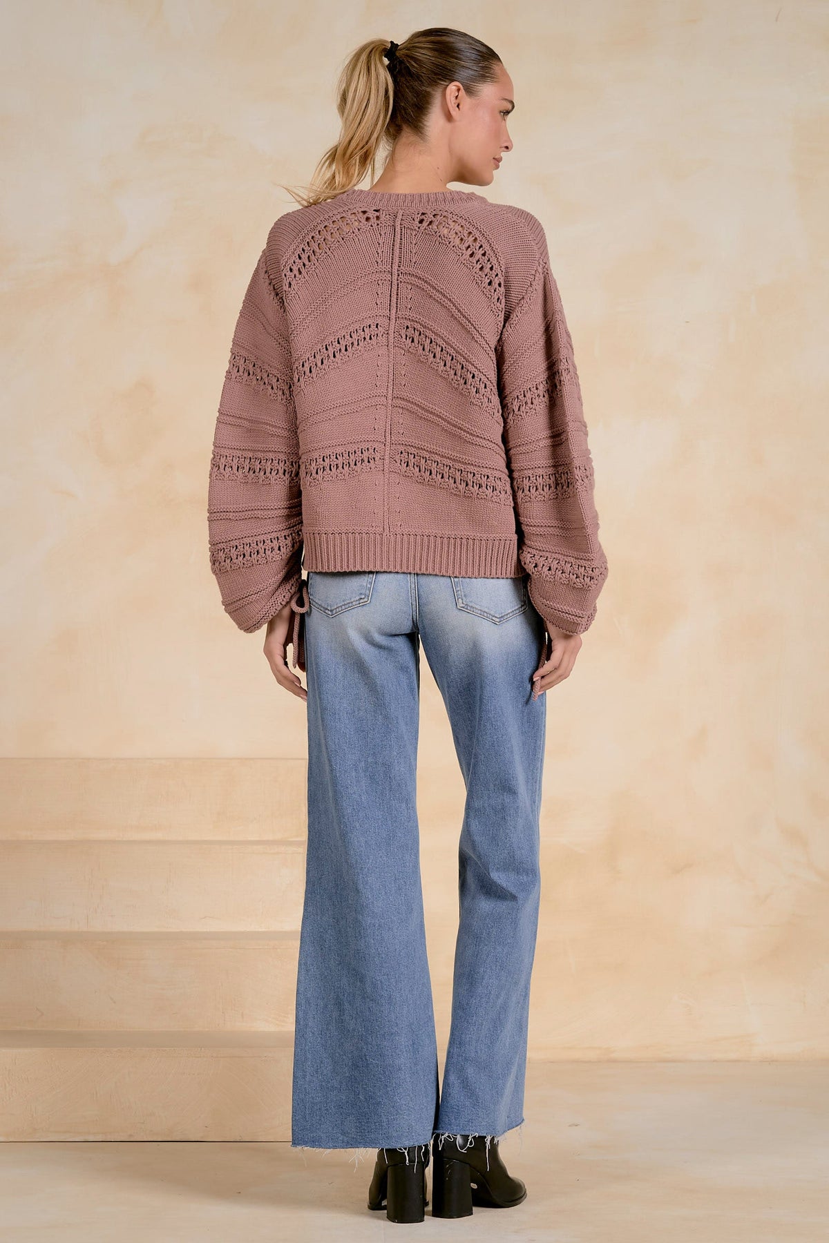 Belle Sweater Cinnamon - Shop Elan