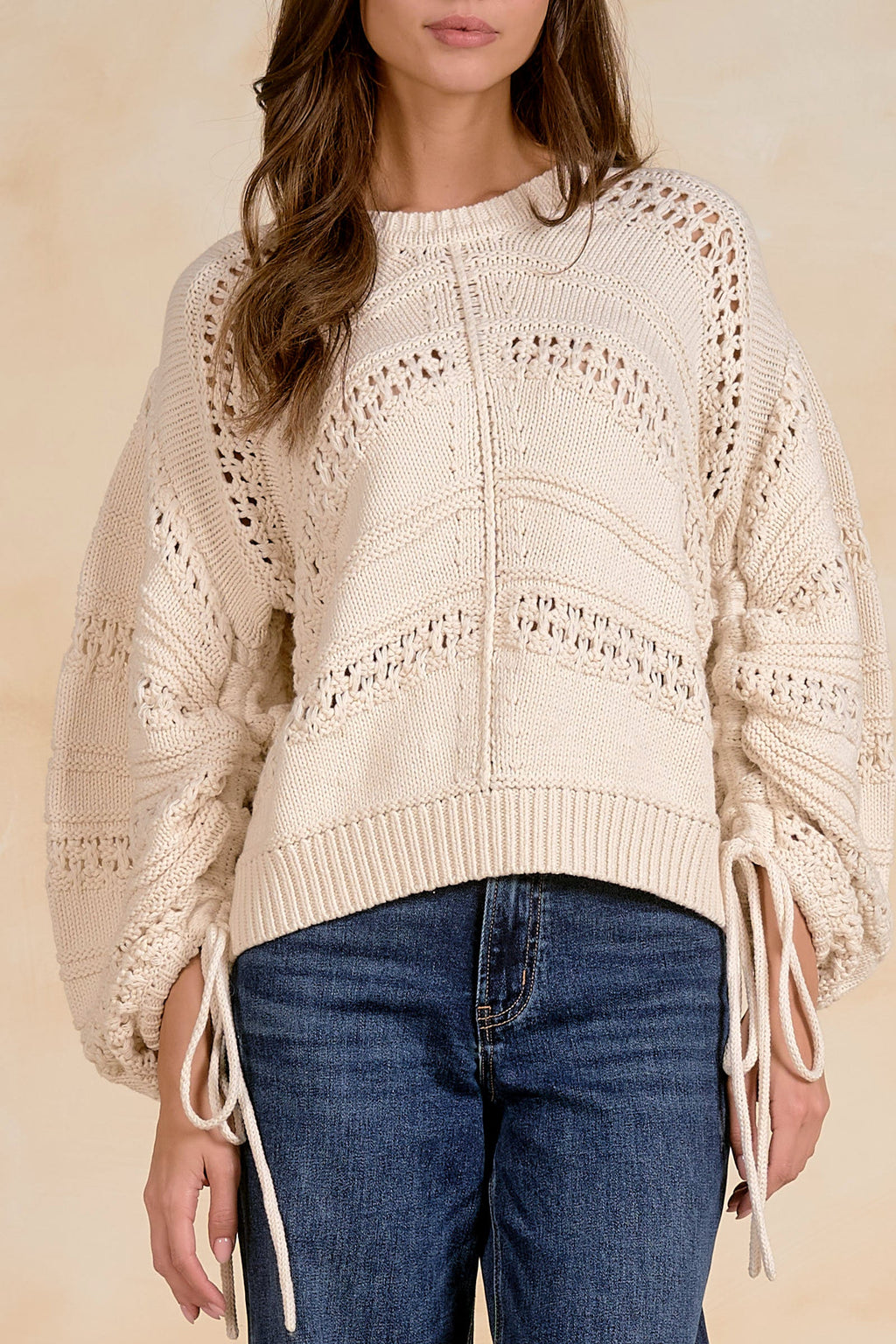Belle Sweater Off White - Shop Elan