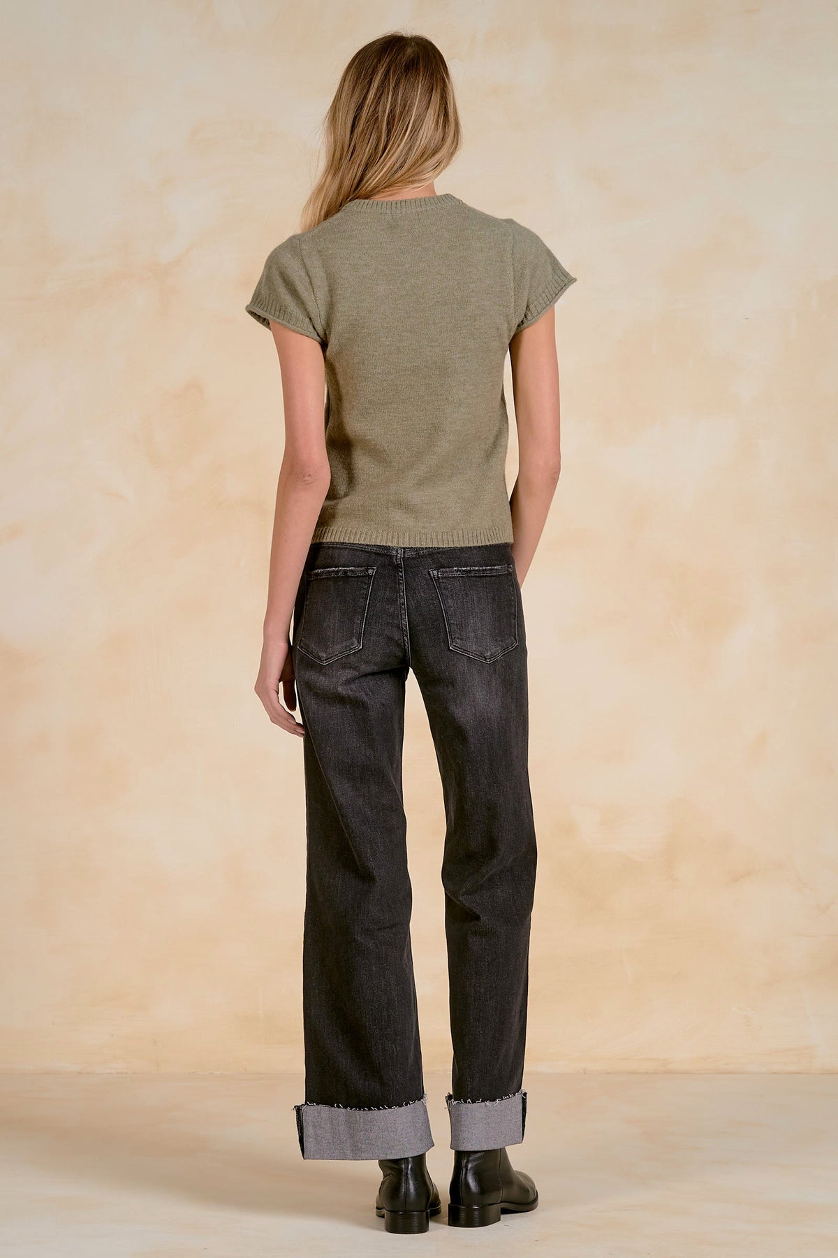 Sam Sweater Light Olive - Shop Elan