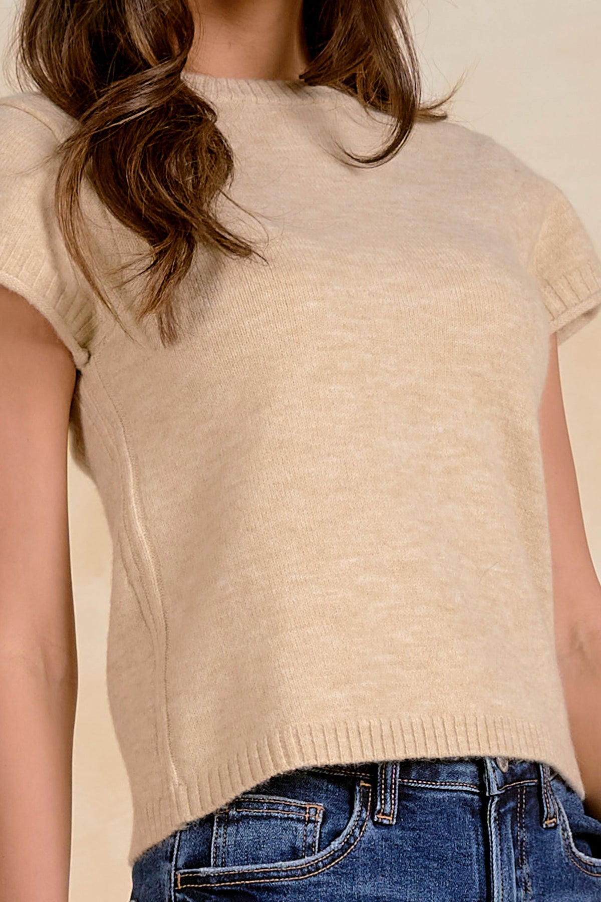 Sam Sweater Stone - Shop Elan