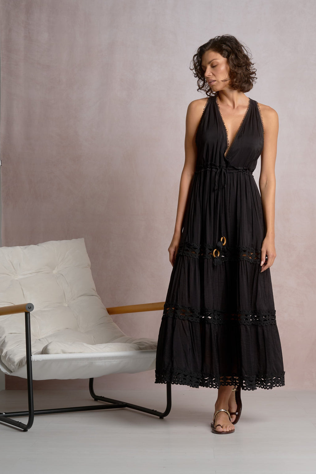 Soraya Maxi Black - Shop Elan
