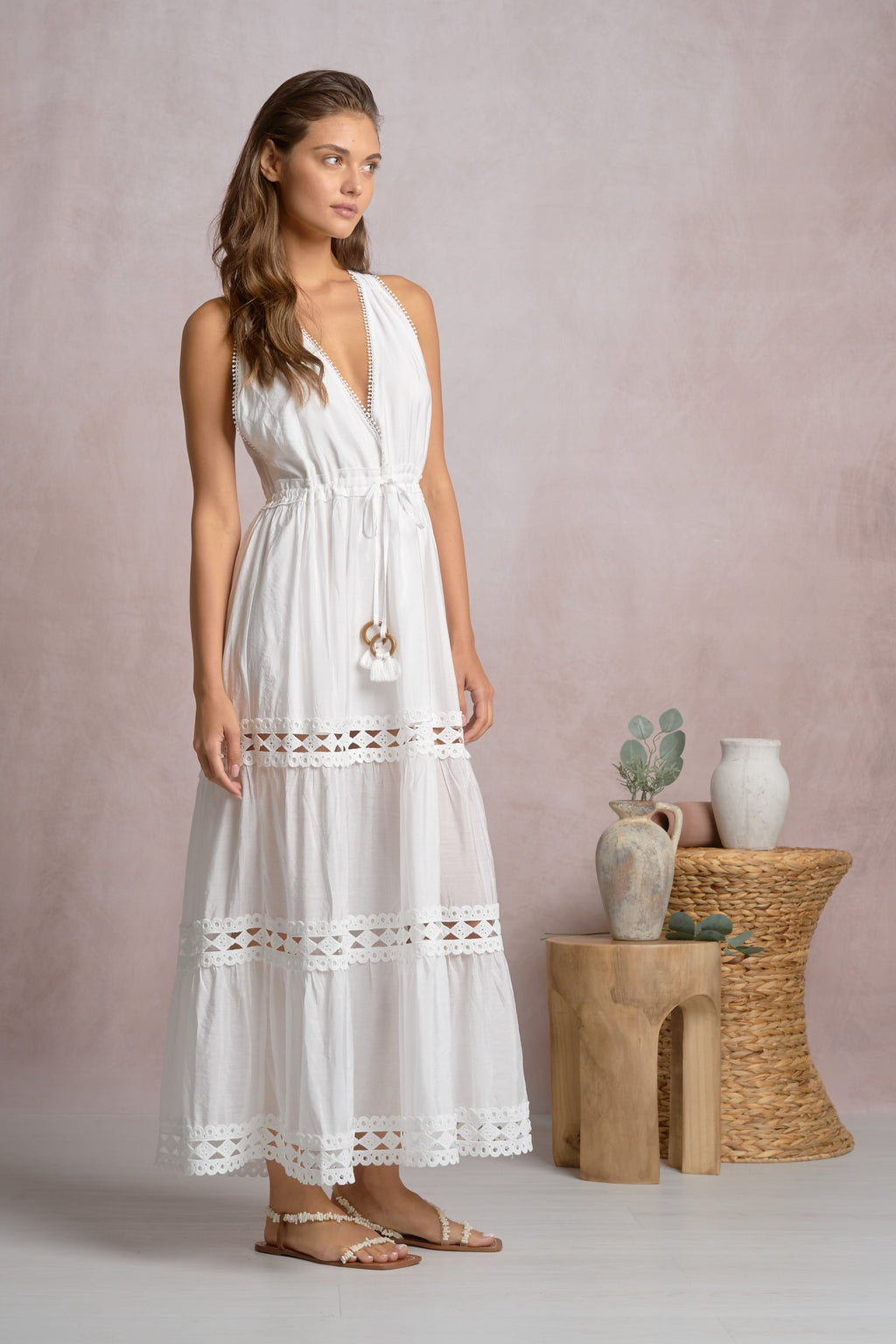 Soraya Maxi White - Shop Elan