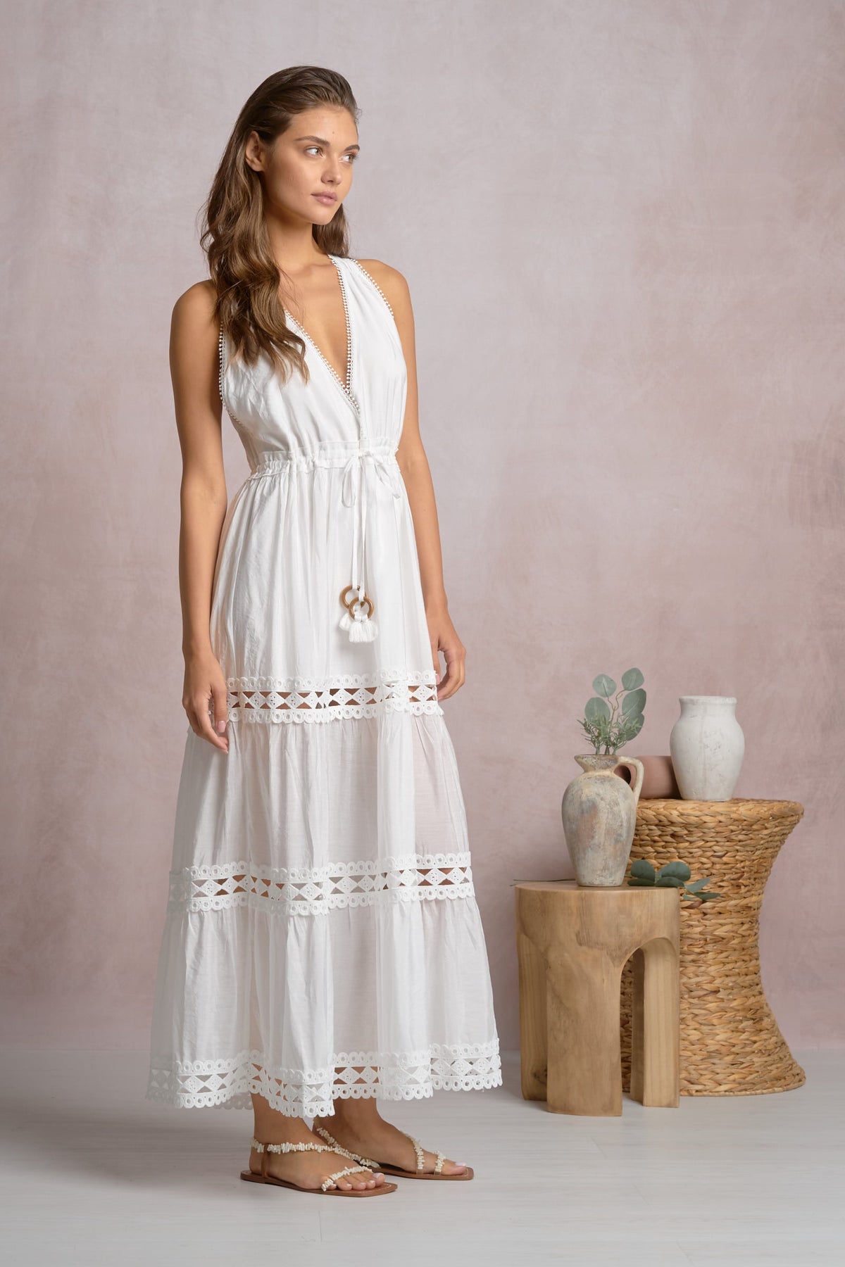 Soraya Maxi White - Shop Elan